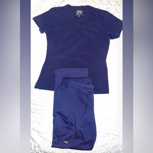 Barco Grey’s Anatomy Navy Blue Scrub Set